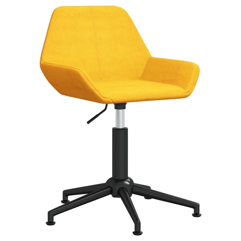 Casa si Gradina - Mobilier - Scaune si fotolii - Scaune - Scaune de bucatarie pivotante, 6 buc., catifea, galben mustar, model 19 - Infinity.ro