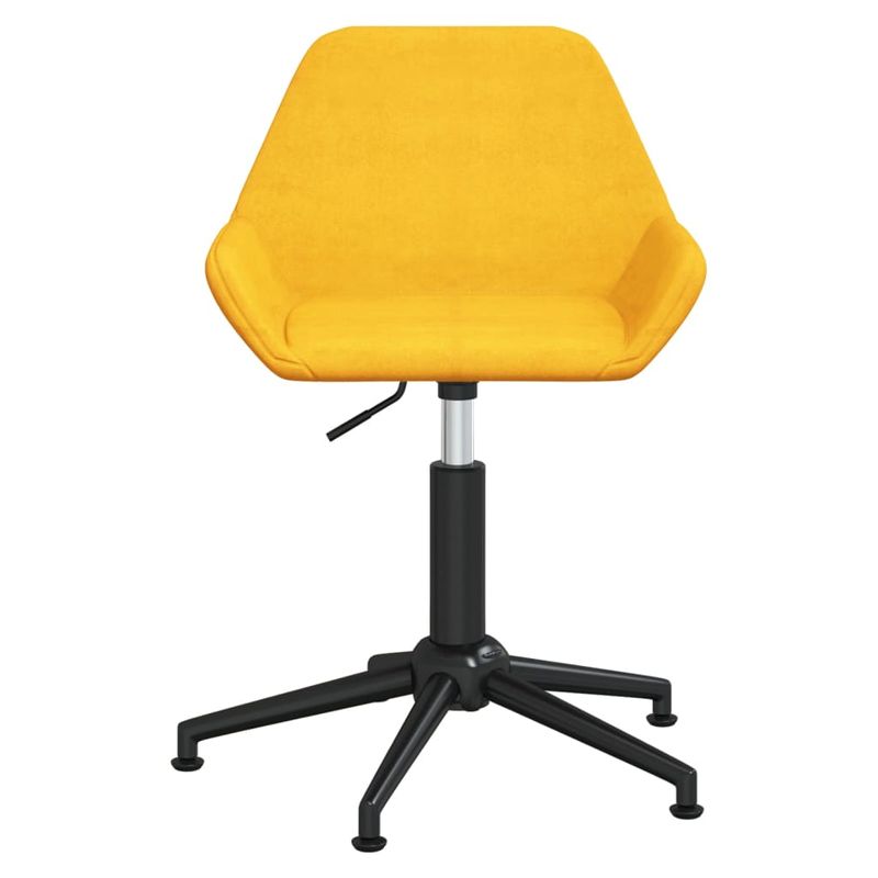 Casa si Gradina - Mobilier - Scaune si fotolii - Scaune - Scaune de bucatarie pivotante, 6 buc., catifea, galben mustar, model 19 - Infinity.ro