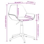 Casa si Gradina - Mobilier - Scaune si fotolii - Scaune - Scaune de bucatarie pivotante, 6 buc., catifea, galben mustar, model 19 - Infinity.ro