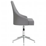 Casa si Gradina - Mobilier - Scaune si fotolii - Scaune - Scaune de bucatarie pivotante, 4 buc., textil, gri deschis, model 22 - Infinity.ro