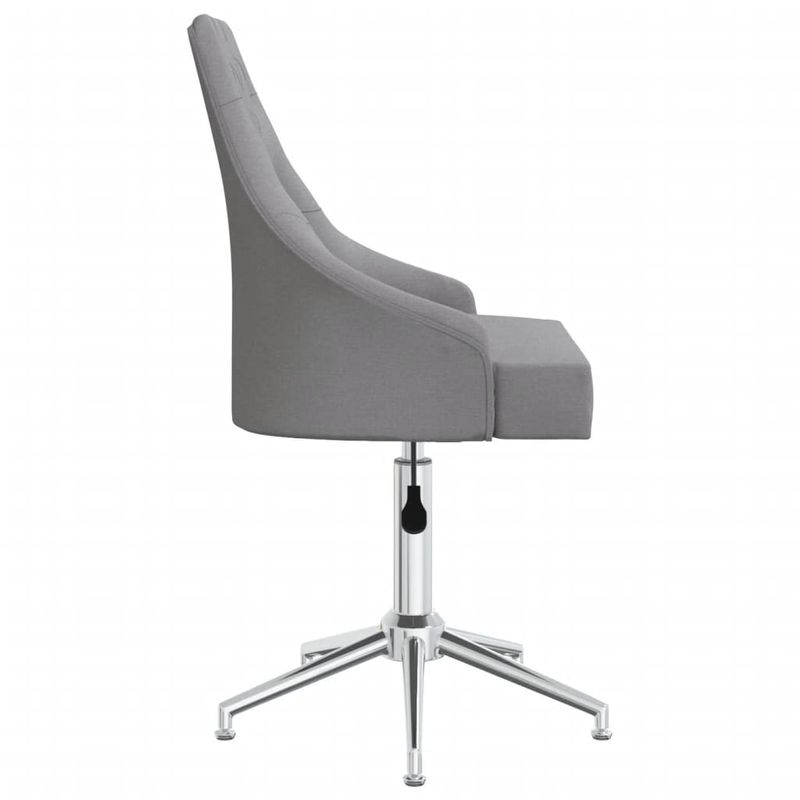 Casa si Gradina - Mobilier - Scaune si fotolii - Scaune - Scaune de bucatarie pivotante, 4 buc., textil, gri deschis, model 22 - Infinity.ro