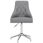 Casa si Gradina - Mobilier - Scaune si fotolii - Scaune - Scaune de bucatarie pivotante, 4 buc., textil, gri deschis, model 22 - Infinity.ro