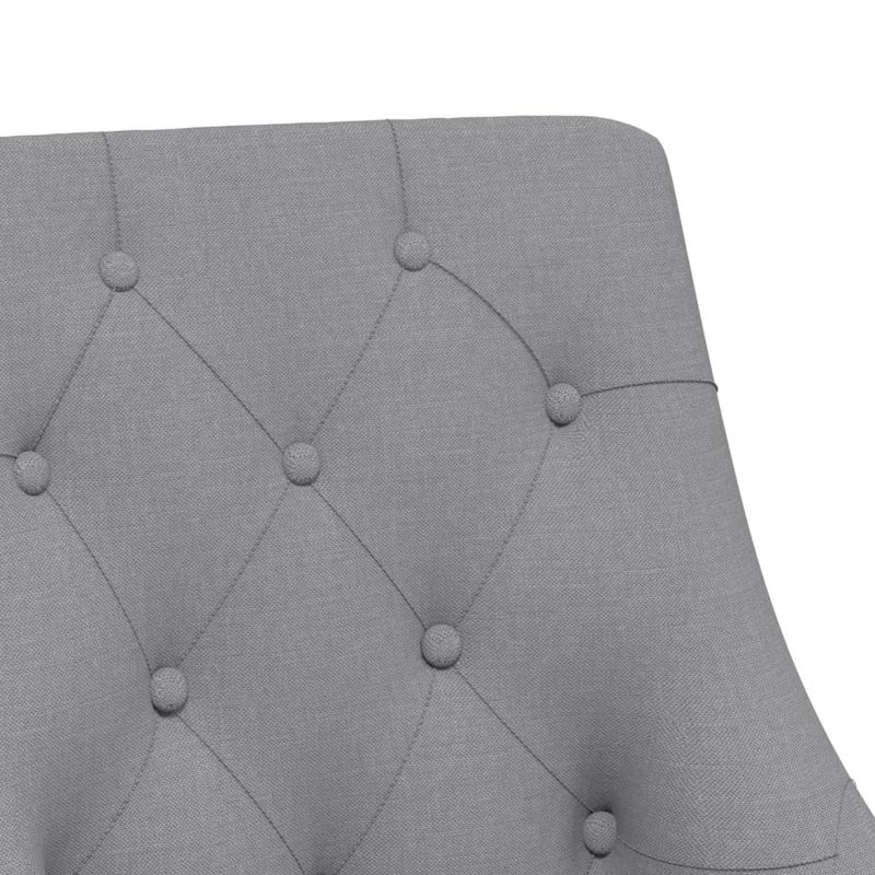 Casa si Gradina - Mobilier - Scaune si fotolii - Scaune - Scaune de bucatarie pivotante, 4 buc., textil, gri deschis, model 22 - Infinity.ro