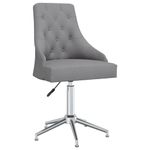 Casa si Gradina - Mobilier - Scaune si fotolii - Scaune - Scaune de bucatarie pivotante, 4 buc., textil, gri deschis, model 22 - Infinity.ro