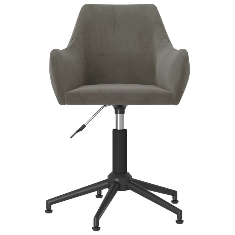 Casa si Gradina - Mobilier - Scaune si fotolii - Scaune - Scaune de bucatarie pivotante, 6 buc., catifea, gri inchis, model 30 - Infinity.ro