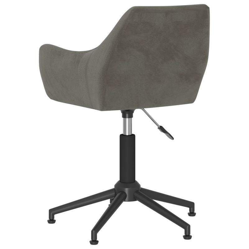 Casa si Gradina - Mobilier - Scaune si fotolii - Scaune - Scaune de bucatarie pivotante, 6 buc., catifea, gri inchis, model 30 - Infinity.ro