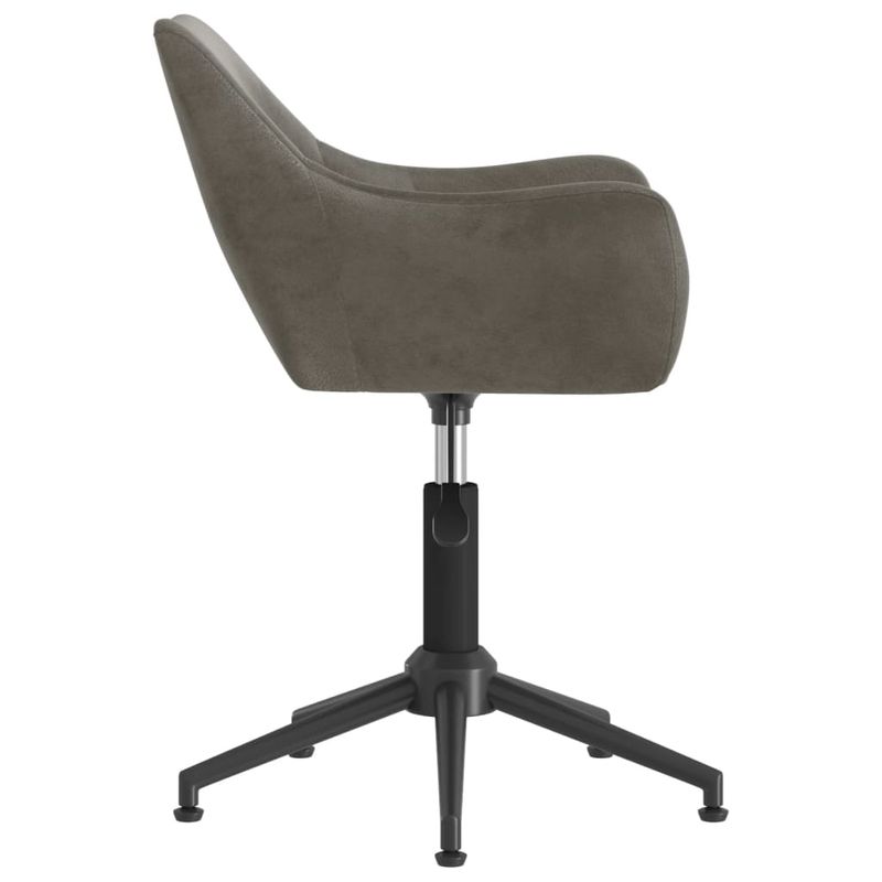 Casa si Gradina - Mobilier - Scaune si fotolii - Scaune - Scaune de bucatarie pivotante, 6 buc., catifea, gri inchis, model 30 - Infinity.ro