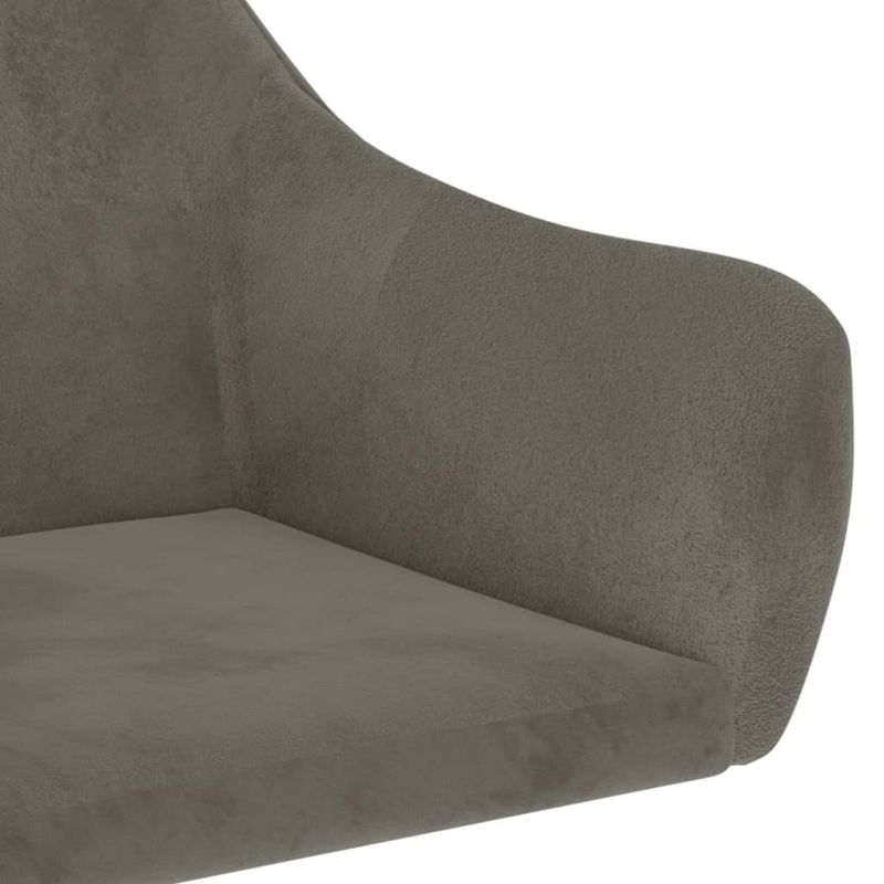 Casa si Gradina - Mobilier - Scaune si fotolii - Scaune - Scaune de bucatarie pivotante, 6 buc., catifea, gri inchis, model 30 - Infinity.ro