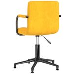 Casa si Gradina - Mobilier - Scaune si fotolii - Scaune - Scaune de bucatarie pivotante, 6 buc., catifea, galben mustar, model 14 - Infinity.ro