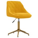 Casa si Gradina - Mobilier - Scaune si fotolii - Scaune - Scaune de bucatarie pivotante, 6 buc., catifea, galben mustar, model 38 - Infinity.ro