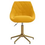 Casa si Gradina - Mobilier - Scaune si fotolii - Scaune - Scaune de bucatarie pivotante, 6 buc., catifea, galben mustar, model 38 - Infinity.ro