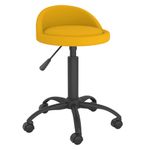 Casa si Gradina - Mobilier - Scaune si fotolii - Scaune - Scaune de bucatarie pivotante, 6 buc., catifea, galben mustar, model 23 - Infinity.ro