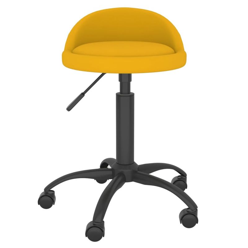 Casa si Gradina - Mobilier - Scaune si fotolii - Scaune - Scaune de bucatarie pivotante, 6 buc., catifea, galben mustar, model 23 - Infinity.ro