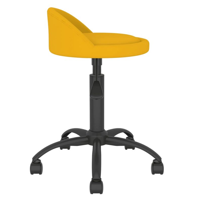 Casa si Gradina - Mobilier - Scaune si fotolii - Scaune - Scaune de bucatarie pivotante, 6 buc., catifea, galben mustar, model 23 - Infinity.ro