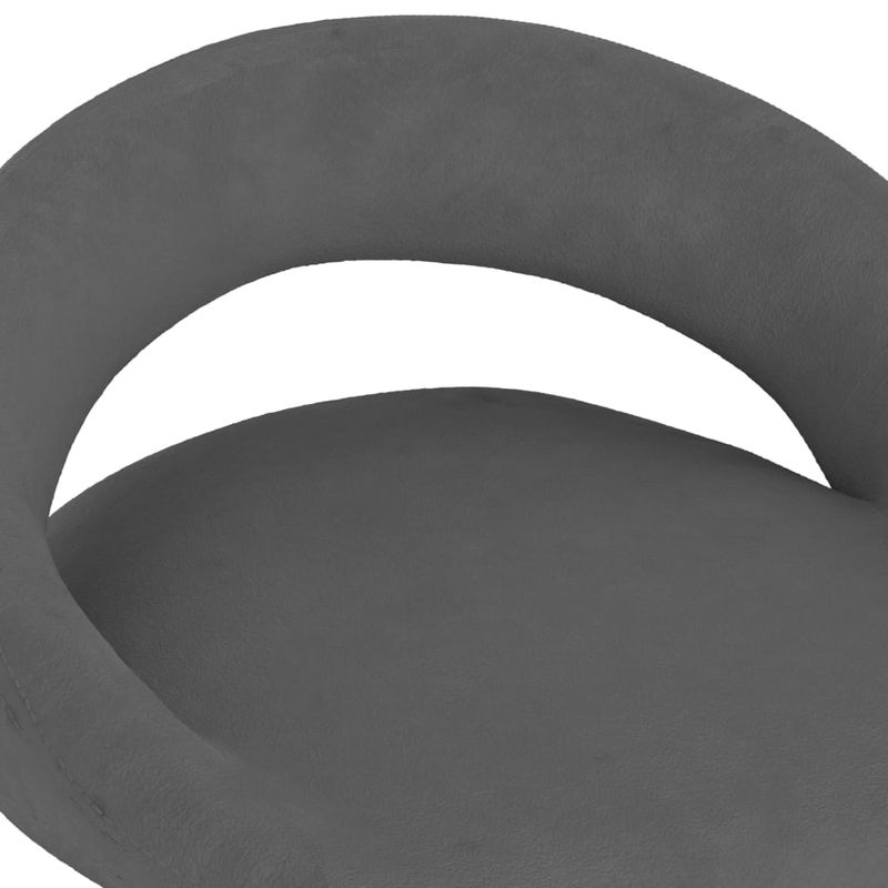 Casa si Gradina - Mobilier - Scaune si fotolii - Scaune - Scaune de bucatarie pivotante, 6 buc, catifea, gri inchis, model 1 - Infinity.ro