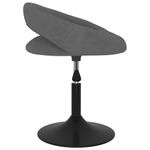 Casa si Gradina - Mobilier - Scaune si fotolii - Scaune - Scaune de bucatarie pivotante, 6 buc, catifea, gri inchis, model 1 - Infinity.ro
