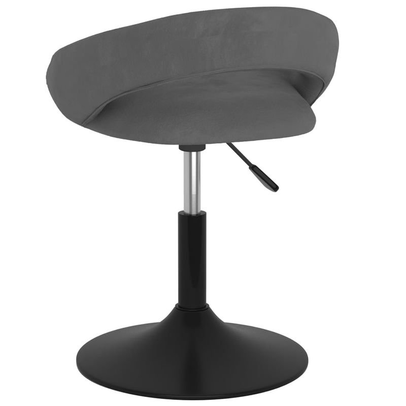 Casa si Gradina - Mobilier - Scaune si fotolii - Scaune - Scaune de bucatarie pivotante, 6 buc, catifea, gri inchis, model 1 - Infinity.ro