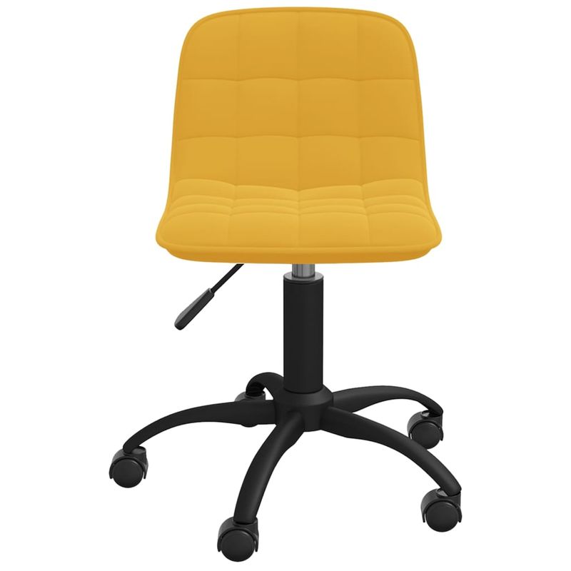 Casa si Gradina - Mobilier - Scaune si fotolii - Scaune - Scaune de bucatarie pivotante, 6 buc., catifea, galben mustar, model 26 - Infinity.ro