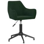 Casa si Gradina - Mobilier - Scaune si fotolii - Scaune - Scaune de bucatarie pivotante, 4 buc., catifea, verde inchis, model 39 - Infinity.ro