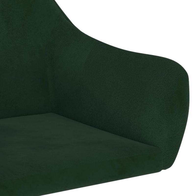 Casa si Gradina - Mobilier - Scaune si fotolii - Scaune - Scaune de bucatarie pivotante, 4 buc., catifea, verde inchis, model 39 - Infinity.ro