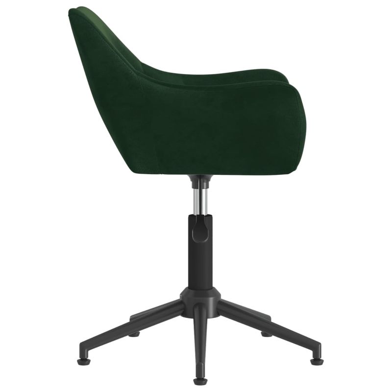 Casa si Gradina - Mobilier - Scaune si fotolii - Scaune - Scaune de bucatarie pivotante, 4 buc., catifea, verde inchis, model 39 - Infinity.ro