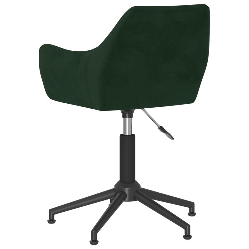 Casa si Gradina - Mobilier - Scaune si fotolii - Scaune - Scaune de bucatarie pivotante, 4 buc., catifea, verde inchis, model 39 - Infinity.ro