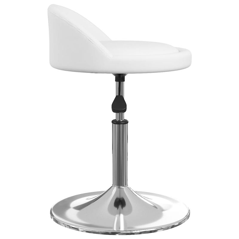 Casa si Gradina - Mobilier - Scaune si fotolii - Scaune - Scaune de bucatarie pivotante, 4 buc., piele ecologica, alb, model 4 - Infinity.ro