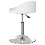Casa si Gradina - Mobilier - Scaune si fotolii - Scaune - Scaune de bucatarie pivotante, 4 buc., piele ecologica, alb, model 4 - Infinity.ro