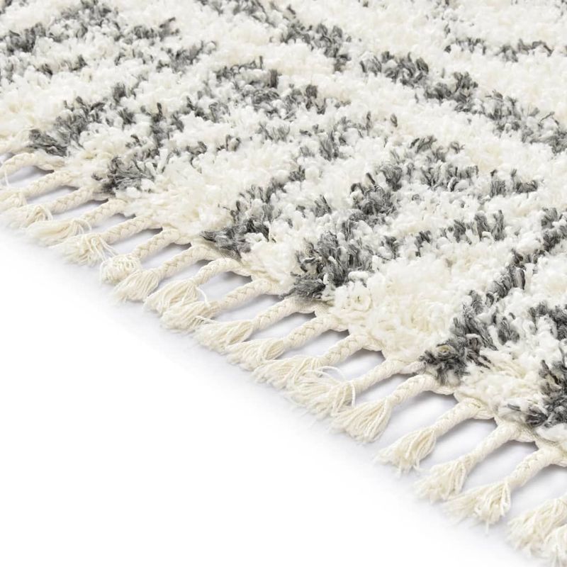 Casa si Gradina - Textile si covoare - Covoare - Covoare casa - Covor berber latos, bej si gri, 140 x 200 cm, PP - Infinity.ro