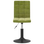 Casa si Gradina - Mobilier - Scaune si fotolii - Scaune - Scaune de masa pivotante, 6 buc., catifea, verde deschis, model 7 - Infinity.ro