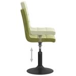 Casa si Gradina - Mobilier - Scaune si fotolii - Scaune - Scaune de masa pivotante, 6 buc., catifea, verde deschis, model 7 - Infinity.ro