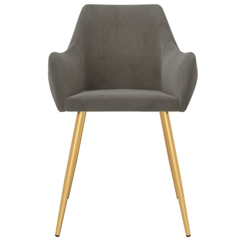 Casa si Gradina - Mobilier - Scaune si fotolii - Scaune - Scaune de bucatarie, 4 buc., catifea, gri inchis, model 11 - Infinity.ro