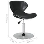 Casa si Gradina - Mobilier - Scaune si fotolii - Scaune - Scaune de bucatarie, 4 buc., piele ecologica, negru, model 5 - Infinity.ro