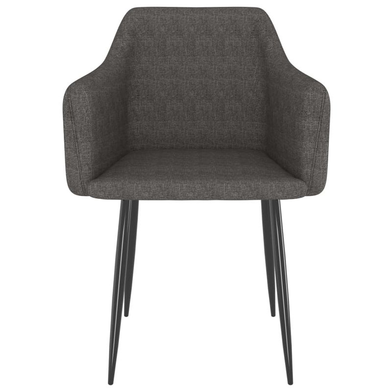 Casa si Gradina - Mobilier - Scaune si fotolii - Scaune - Scaune de bucatarie, 2 buc., material textil, gri inchis, model 13 - Infinity.ro