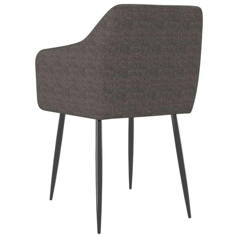 Casa si Gradina - Mobilier - Scaune si fotolii - Scaune - Scaune de bucatarie, 2 buc., material textil, gri inchis, model 13 - Infinity.ro