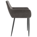 Casa si Gradina - Mobilier - Scaune si fotolii - Scaune - Scaune de bucatarie, 6 buc., catifea, gri inchis, model 4 - Infinity.ro