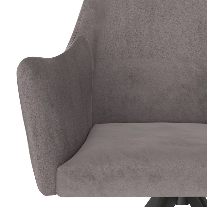 Casa si Gradina - Mobilier - Scaune si fotolii - Scaune - Scaune de bucatarie, 4 buc., catifea, gri deschis, model 7 - Infinity.ro