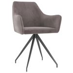 Casa si Gradina - Mobilier - Scaune si fotolii - Scaune - Scaune de bucatarie, 4 buc., catifea, gri deschis, model 7 - Infinity.ro