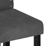 Casa si Gradina - Mobilier - Scaune si fotolii - Scaune - Scaune de bucatarie, 6 buc., catifea, gri inchis, model 18 - Infinity.ro