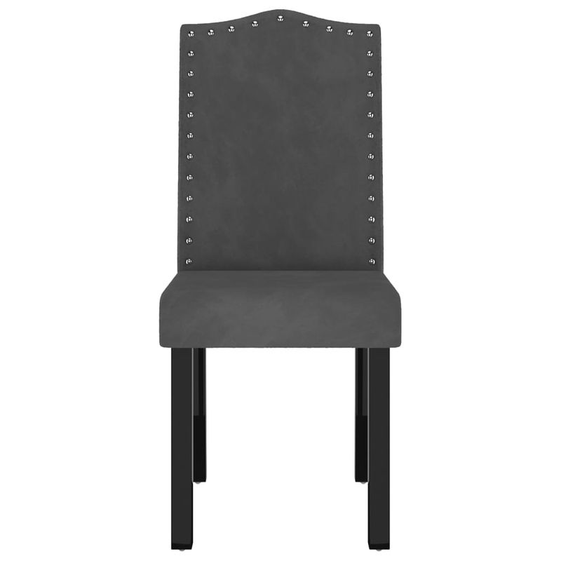 Casa si Gradina - Mobilier - Scaune si fotolii - Scaune - Scaune de bucatarie, 6 buc., catifea, gri inchis, model 18 - Infinity.ro