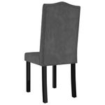 Casa si Gradina - Mobilier - Scaune si fotolii - Scaune - Scaune de bucatarie, 6 buc., catifea, gri inchis, model 18 - Infinity.ro