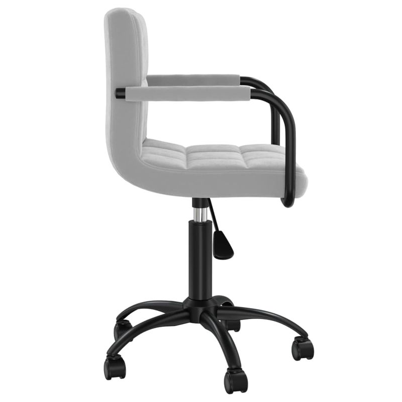 Casa si Gradina - Mobilier - Scaune si fotolii - Scaune - Scaune de masa pivotante, 4 buc., catifea, gri deschis, model 19 - Infinity.ro