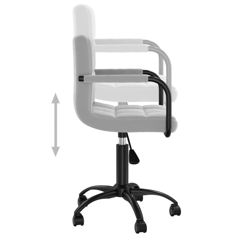 Casa si Gradina - Mobilier - Scaune si fotolii - Scaune - Scaune de masa pivotante, 4 buc., catifea, gri deschis, model 19 - Infinity.ro