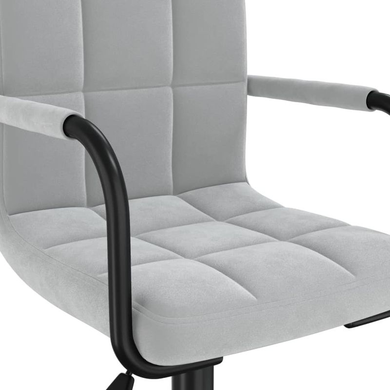 Casa si Gradina - Mobilier - Scaune si fotolii - Scaune - Scaune de masa pivotante, 4 buc., catifea, gri deschis, model 19 - Infinity.ro