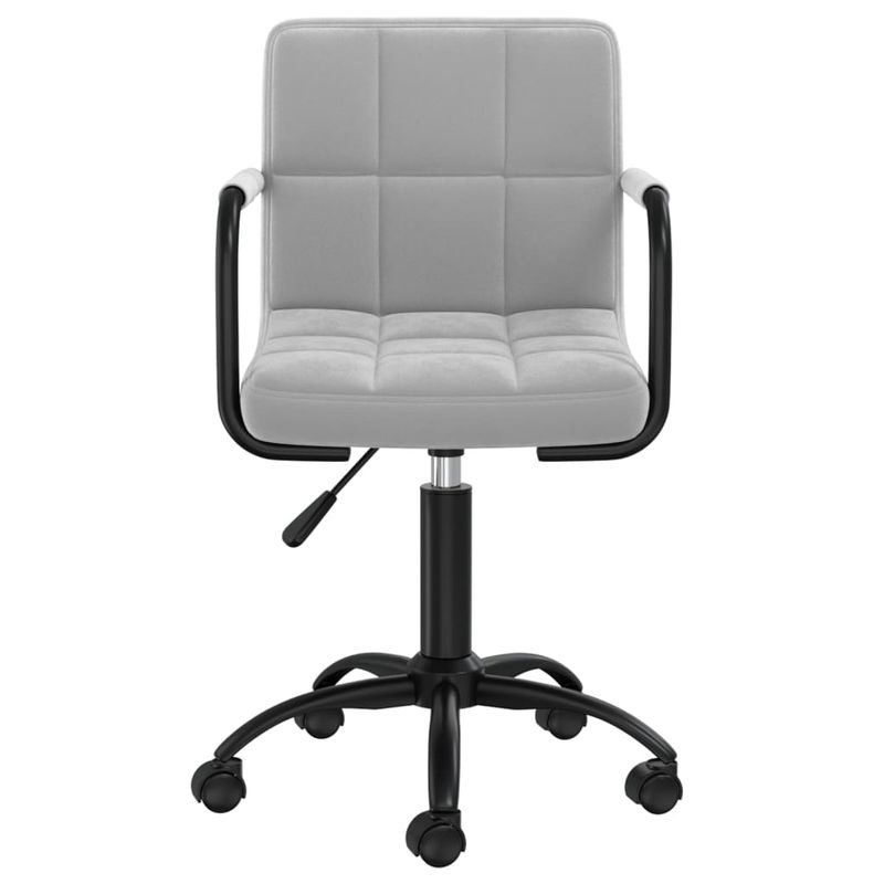 Casa si Gradina - Mobilier - Scaune si fotolii - Scaune - Scaune de masa pivotante, 4 buc., catifea, gri deschis, model 19 - Infinity.ro