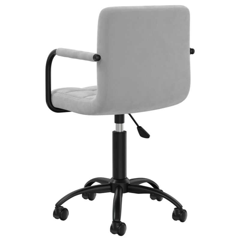 Casa si Gradina - Mobilier - Scaune si fotolii - Scaune - Scaune de masa pivotante, 4 buc., catifea, gri deschis, model 19 - Infinity.ro