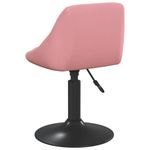 Casa si Gradina - Mobilier - Scaune si fotolii - Scaune - Scaune de masa pivotante, 6 buc., catifea, roz, model 7 - Infinity.ro
