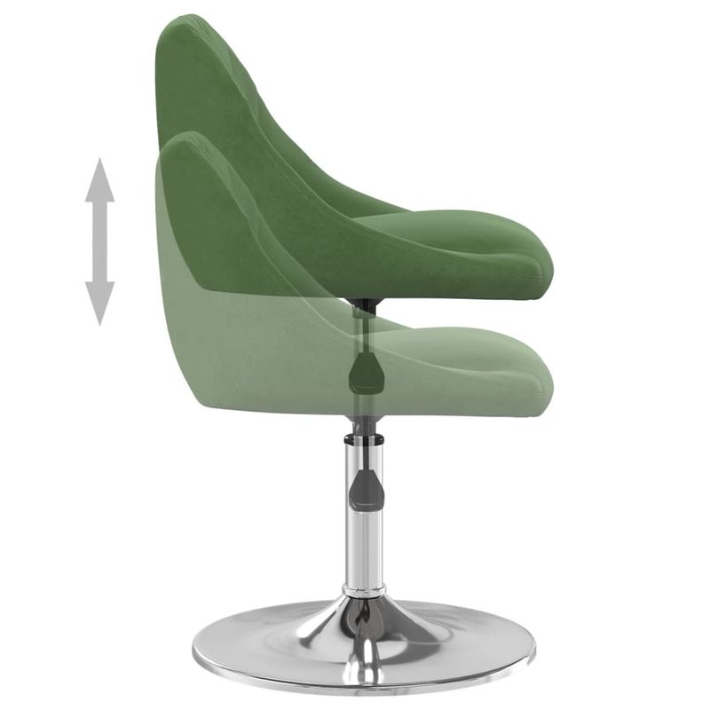 Casa si Gradina - Mobilier - Scaune si fotolii - Scaune - Scaune de masa pivotante, 6 buc., catifea, verde inchis, model 13 - Infinity.ro