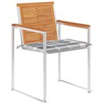 Casa si Gradina - Gradina si terasa - Mobilier exterior - Scaune si sezlonguri gradina - Scaune de gradina cu perne, 6 buc., lemn masiv de acacia - Infinity.ro