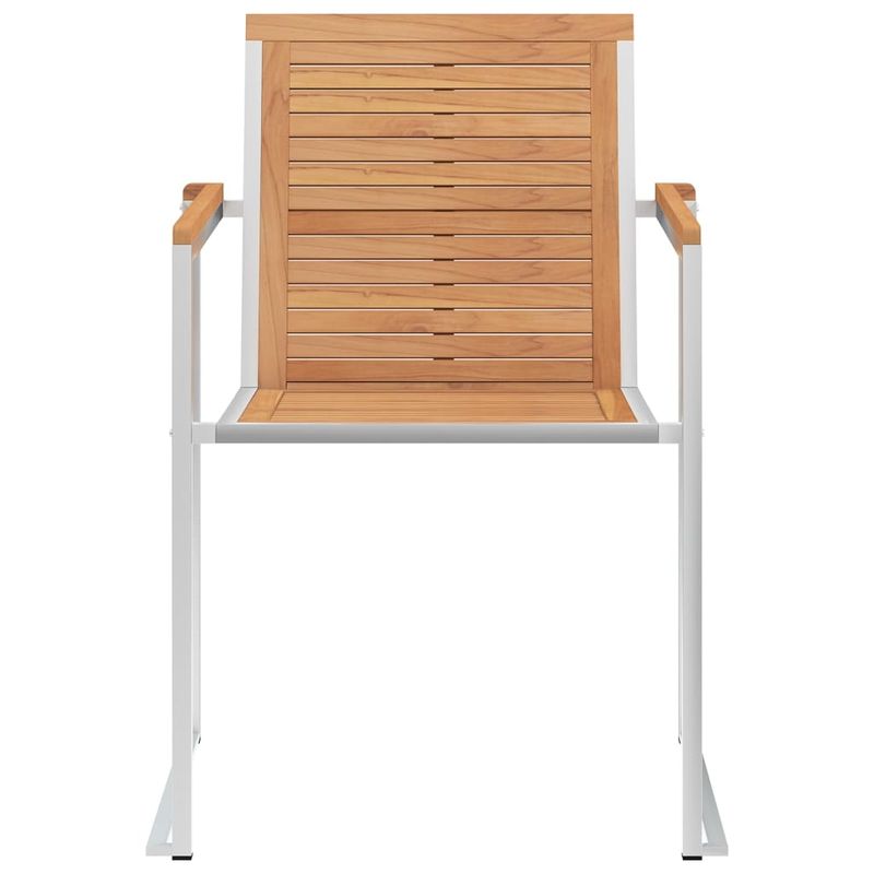 Casa si Gradina - Gradina si terasa - Mobilier exterior - Scaune si sezlonguri gradina - Scaune de gradina cu perne, 8 buc., lemn masiv de tec - Infinity.ro